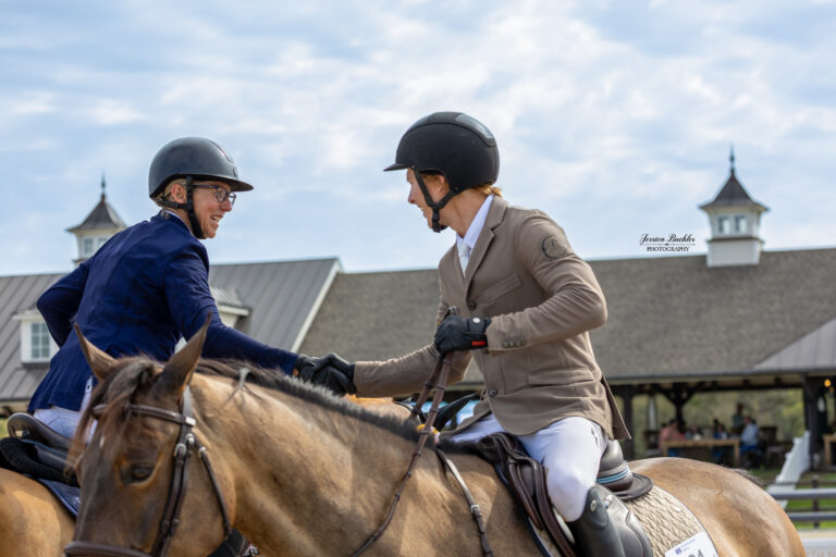 Jr/Am jumper competition action at the 2026 TerraNova Winter Series