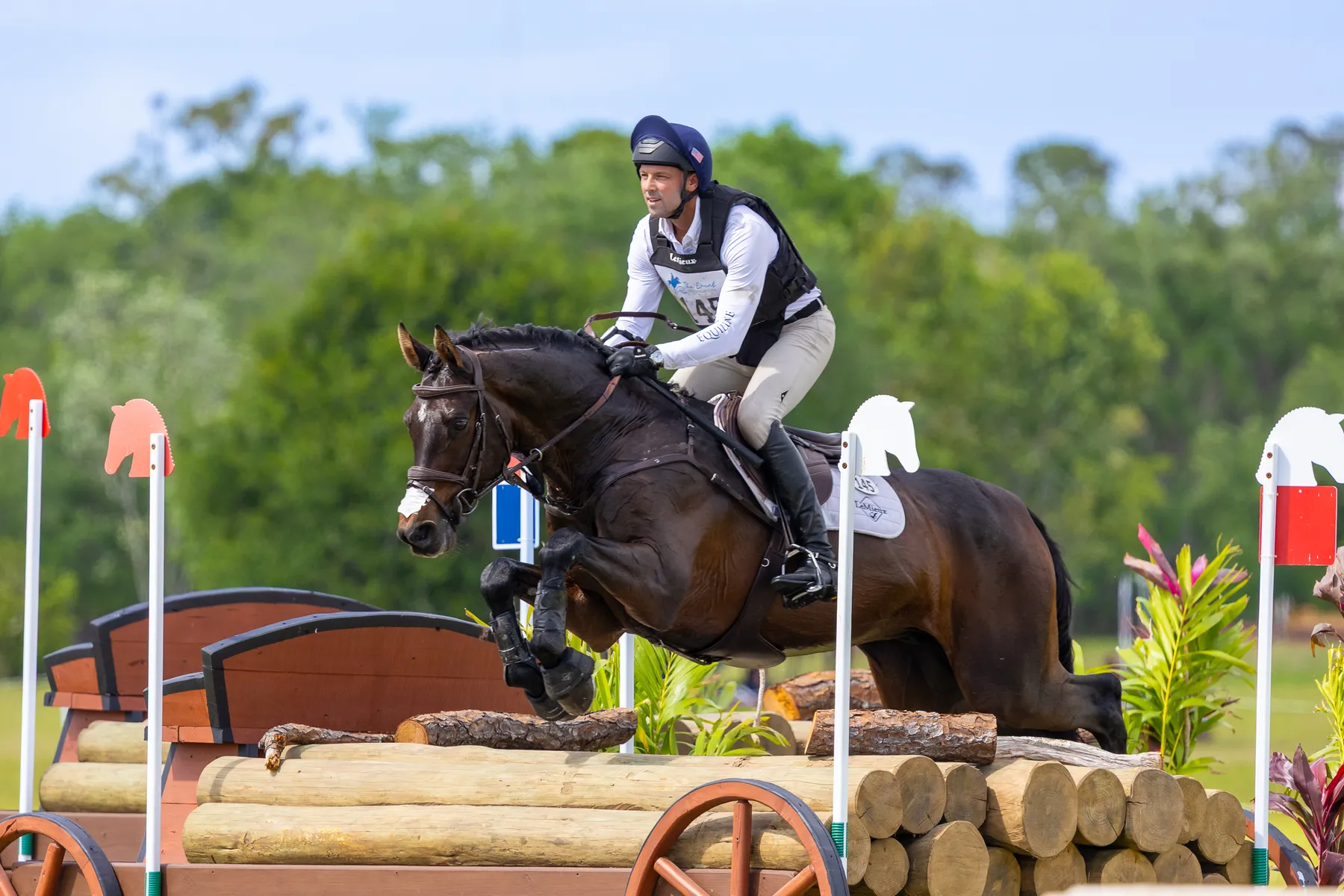 Cross-country competition action at The Event at TerraNova