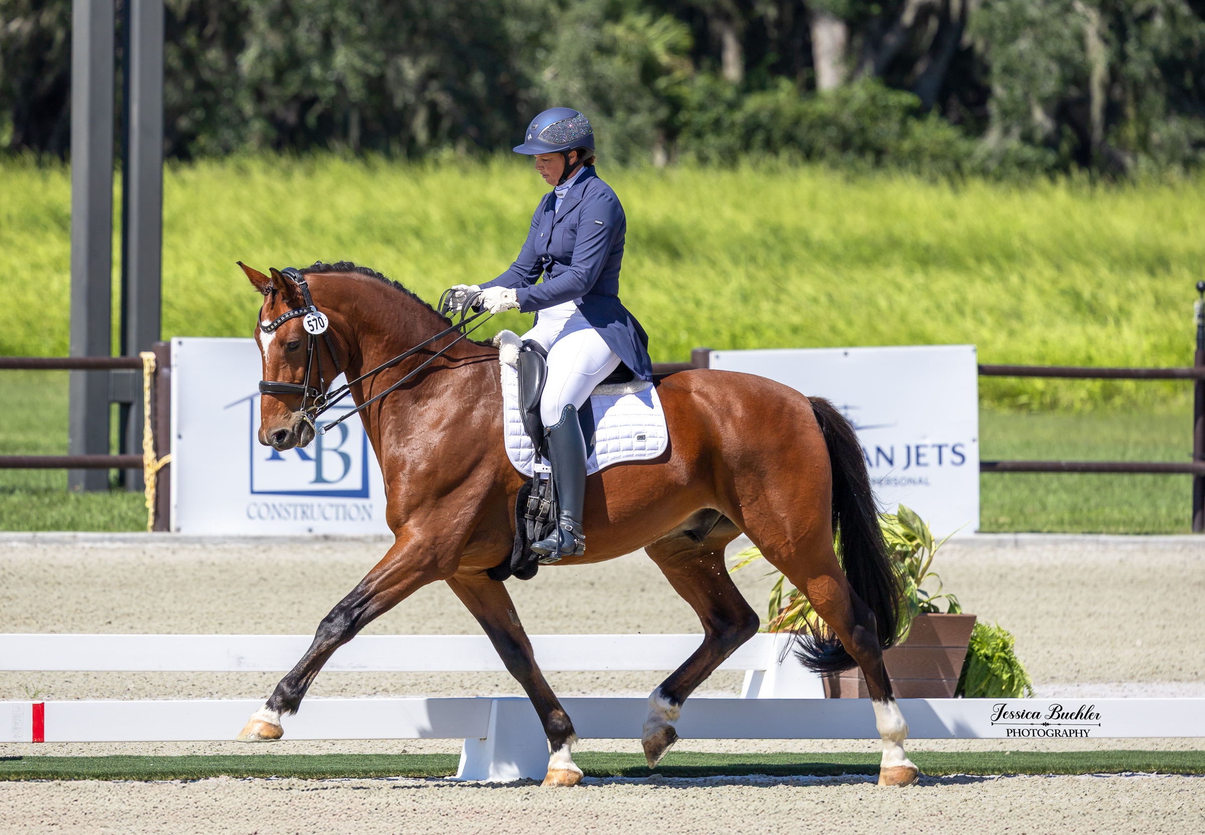 Eline Eckroth and Key To B Fabulous at Dressage at TerraNova